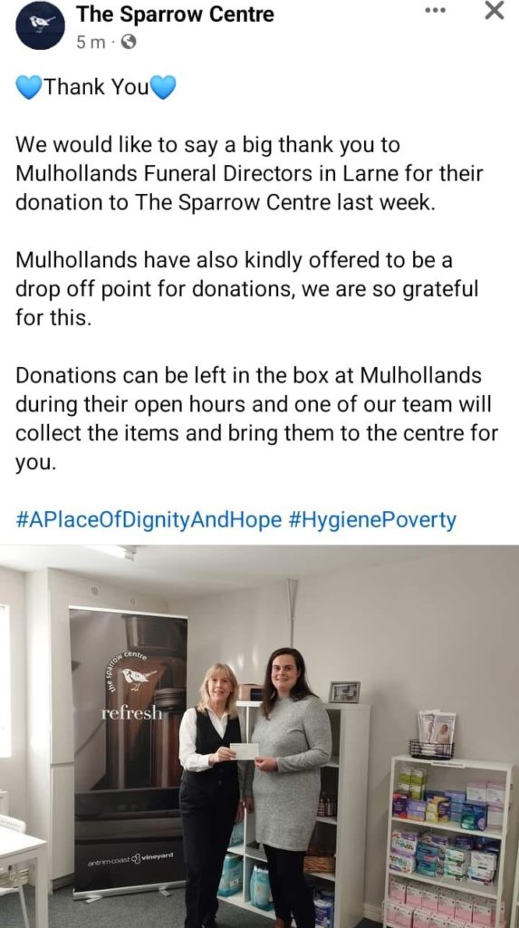 Mulhollands donation