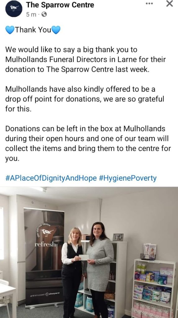 Mulhollands donation